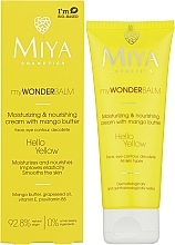 Feuchtigkeitsspendende und pflegende Gesichtscreme mit Mangobutter - Miya Cosmetics My Wonder Balm Hello Yellow Face Cream — Foto N5