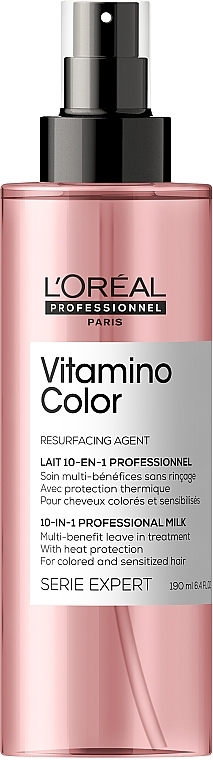 10in1 Mehrzweckspray für coloriertes Haar mit Antioxidantien - L'Oreal Professionnel Vitamino Color A-OX 10 in 1 — Foto N1