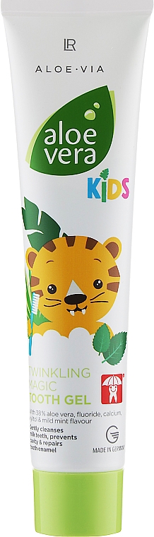 Kinderzahngel-Paste für Kinder 0-6 Jahre - LR Health & Beauty Aloe Via Kids Twinkling Magic Tooth Gel — Bild N1