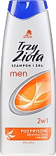 Düfte, Parfümerie und Kosmetik 2in1 Shampoo & Duschgel für Männer - Pollena Savona Three Herbs Men 2in1 Shampoo & Shower Gel