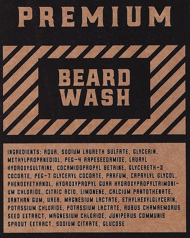 Sanftes Shampoo für Bart - Waterclouds Beard Junk Beard Wash — Bild N3