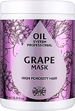 Maske für Haare mit hoher Porosität mit Traubenöl - Ronney Professional Oil System High Porosity Hair Grape Mask — Bild N1