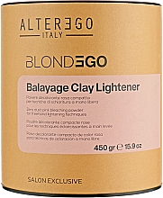 Aufhellendes Pulver mit Ton - Alter Ego BlondEgo Balayage Clay Lightener — Bild N1