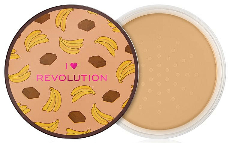 Loser Gesichtspuder Schockolade und Banane - I Heart Revolution Loose Baking Powder Chocolate Banana — Foto N2