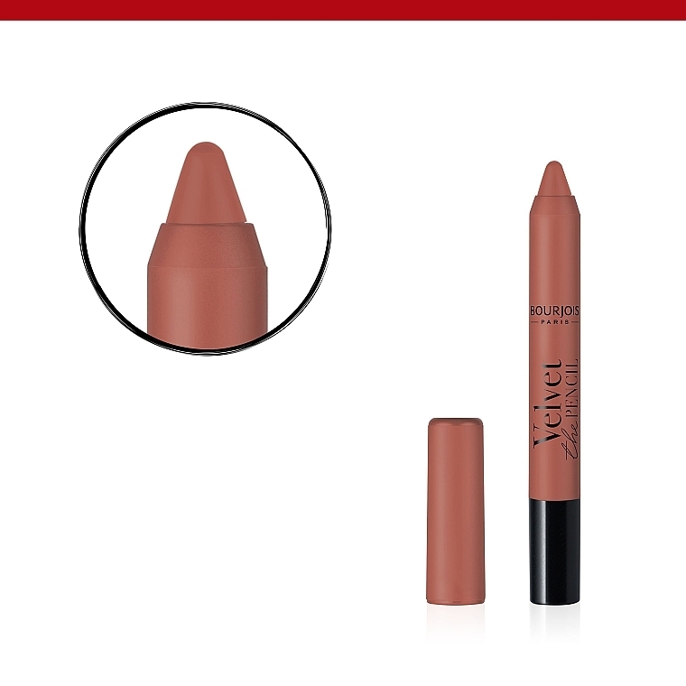 Lippenkonturenstift - Bourjois Velvet The Pencil — Bild N4