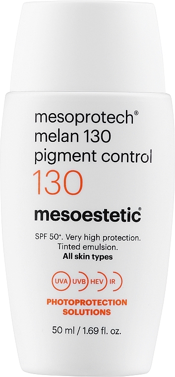 Getönter Sonnenschutz - Mesoestetic Mesoprotech Melan Pigment Control 130+ SPF50+ — Bild N1