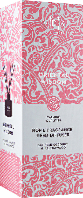 Raumerfrischer Kokos und Sandelholz - Mades Cosmetics Oriental Wisdom Home Fragrance Reed Diffuser — Bild N1