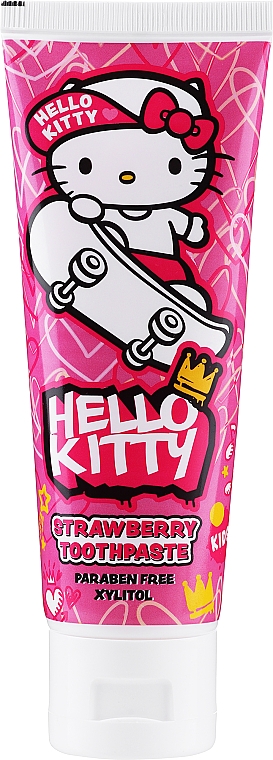 Kinderzahnpasta-Gel mit Erdbeergeschmack Hello Kitty - VitalCare Hello Kitty — Bild N1