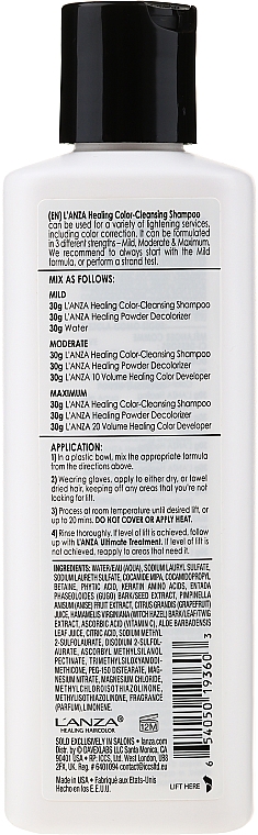 Shampoo zur Entfernung der Haarfarbe - L'anza Healing Color Cleansing Shampoo — Bild N2