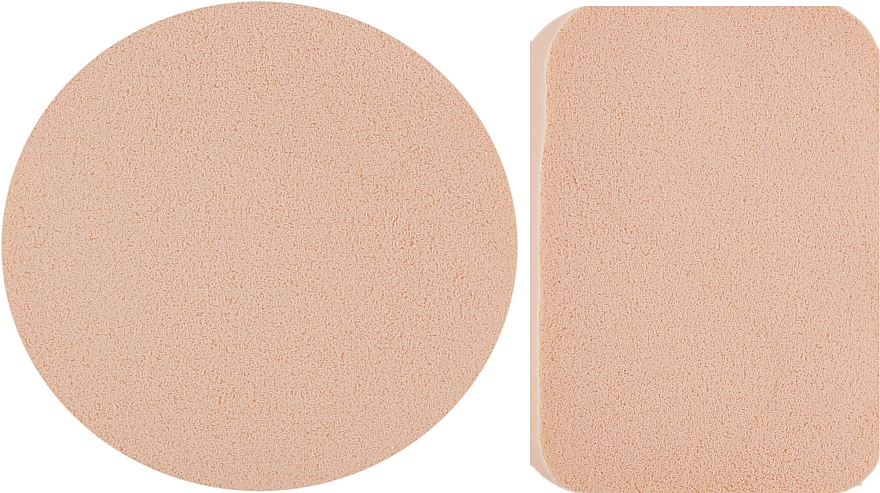 Schminkschwamm CS070B rund, rechteckig 8in1 beige - Cosmo Shop Sponge — Bild N2