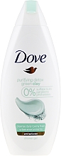 Düfte, Parfümerie und Kosmetik Duschgel mit grüner Tonerde - Dove Purifying Detox Green Clay Shower Gel