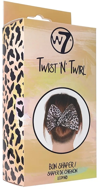 Dutt-Haarband Leopard - W7 Twist 'N' Twirl Bun Shaper Leopard  — Bild N4