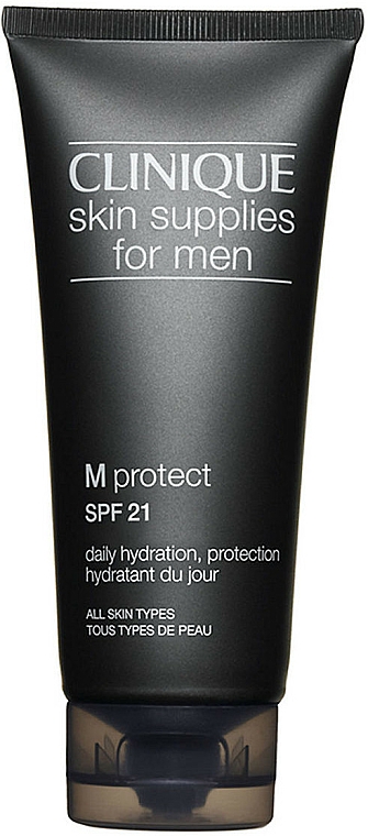 Feuchtigkeitsspendende Sonneneschutzcreme für Gesicht und Hals SPF 21 - Clinique Skin Supplies For Men M Protect SPF21 — Bild N1