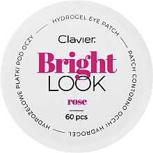 Düfte, Parfümerie und Kosmetik Hydrogel-Augenklappen mit Rose - Clavier Bright Look Rose Hydrogel Eye Patch