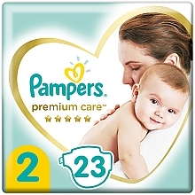 Windeln Pampers Premium Care Newborn (4-8 kg) 23 St. - Pampers — Bild N1