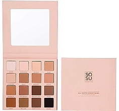 Lidschatten-Palette - Sosu by SJ All Matte Everything Eyeshadow Palette — Bild N1