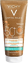 Feuchtigkeitsspendende Sonnenschutzmilch für Gesicht und Körper SPF 50+ - Vichy Capital Soleil Solar Eco-Designed Milk SPF 50+ — Bild N1