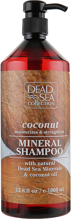 Shampoo mit Mineralien aus dem Toten Meer und Kokosöl - Dead Sea Collection Coconut Mineral Shampoo — Bild N1