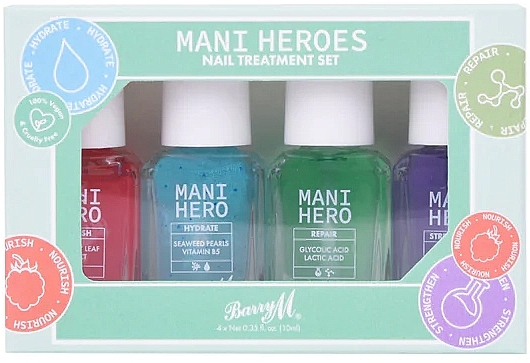 Nagelpflegeset - Barry M Mani Heroes Nail Treatment Set — Bild N1