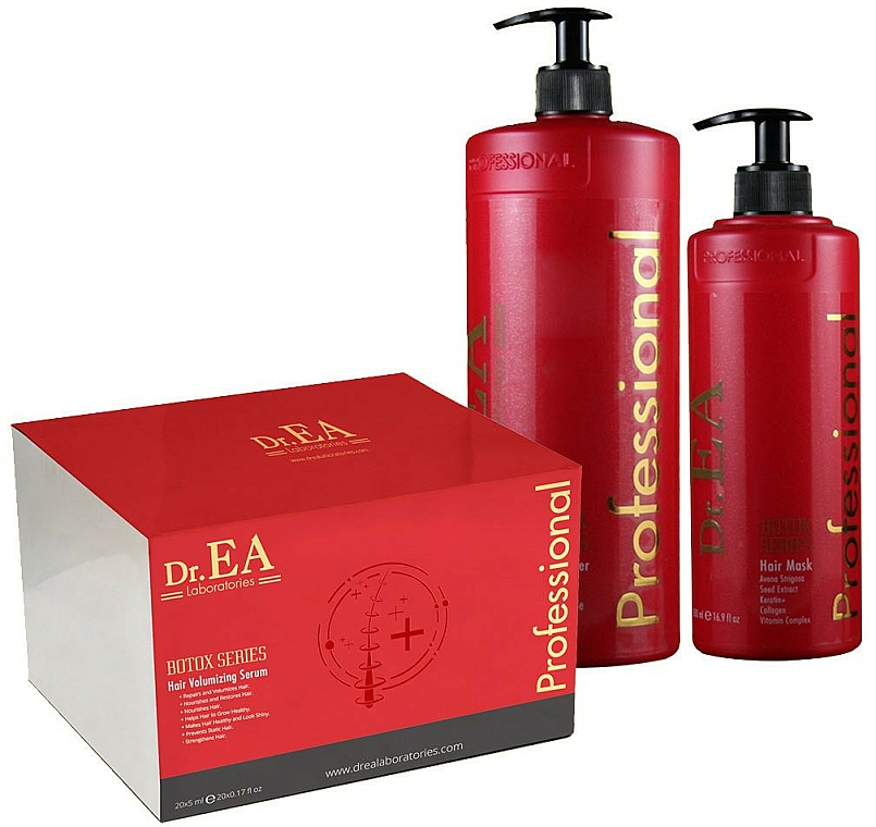 Set - Dr.EA Botox Series Set ( hair/cr/1000ml + serum/20x5ml + mask/500ml) — Bild N1