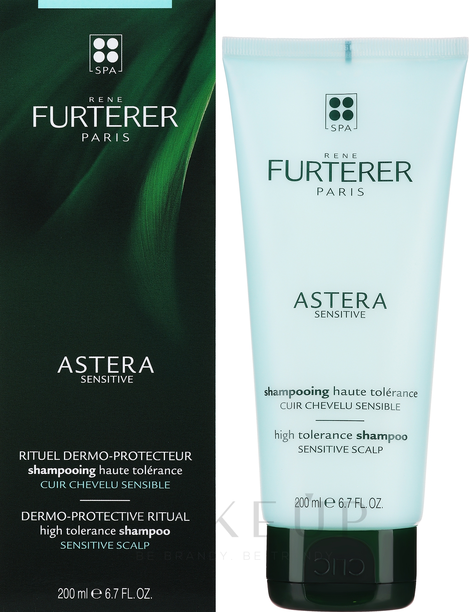 Schützendes Shampoo für empfindliche Kopfhaut - Rene Furterer Astera High Tolerance Shampoo — Bild 200 ml