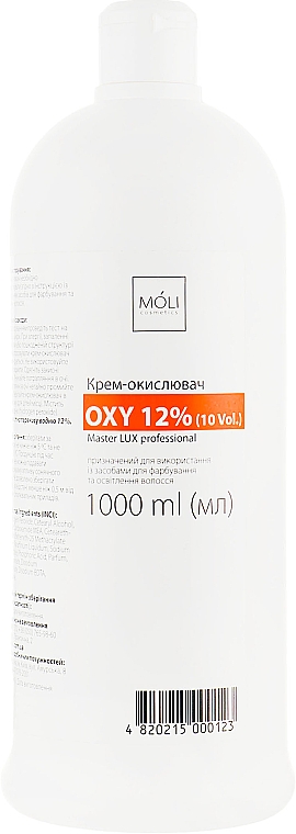 Oxidative Emulsion 12% - Moli Cosmetics Oxy 12% (10 Vol.) — Bild N1