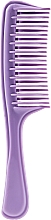 Haarkamm mit Griff GS-1 21 cm Lavendel - Deni Carte — Bild N1