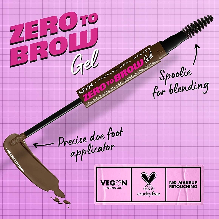 Augenbrauengel - NYX Professional Makeup Zero To Brow — Bild N5