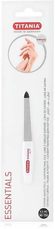 Saphir-Nagelfeile Größe 4 - Titania Soligen Saphire Nail File — Bild N1