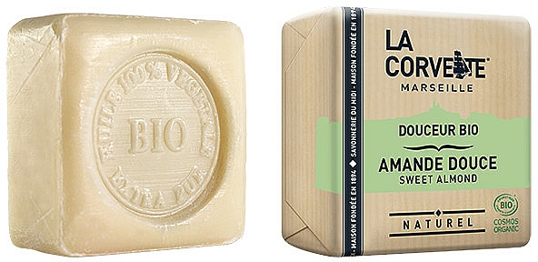 Bio Weichseife Sweet Almond - La Corvette Sweet Almond Soap — Bild N1