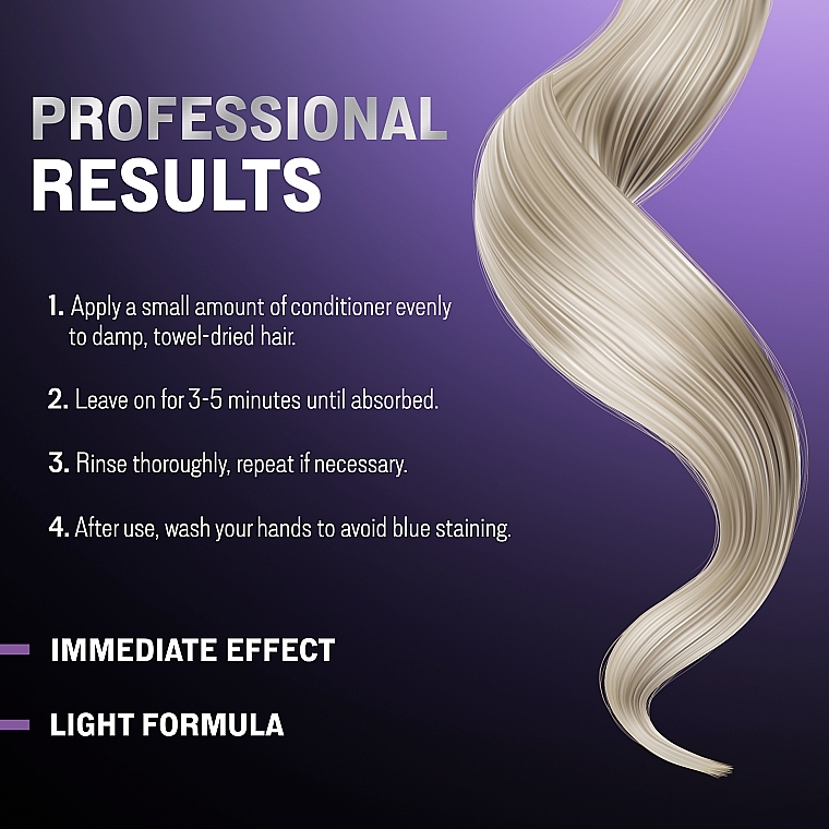 Conditioner für blondes Haar - Joanna Professional Silver Boost Complex Hair Conditioner — Bild N4