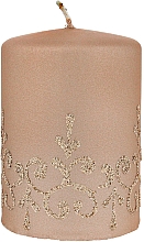 Düfte, Parfümerie und Kosmetik Dekorative Stumpenkerze Tiffany 7x10 cm champagner - Artman Tiffany Candle