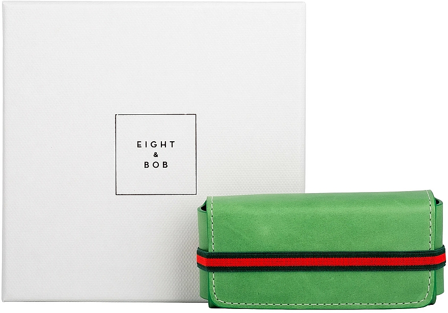 Parfum-Etui grün - Eight & Bob Grass Green Leather — Bild N1
