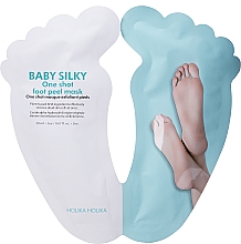 Düfte, Parfümerie und Kosmetik Glättendes Fußpeeling - Holika Holika Baby Silky Foot One Shot Peeling Mask Sheet