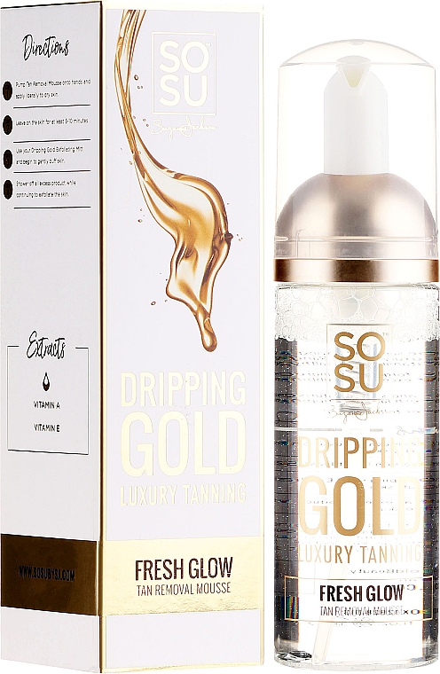 Bräunungsentferner-Mousse - Sosu by SJ Luxury Tanning Dripping Gold Tan Removal Mousse — Bild N1