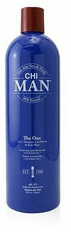 3in1 Haarshampoo, Conditioner und Körperwaschgel für Männer - CHI Man The One 3-in-1 Shampoo Conditioner & Body Wash — Bild N1