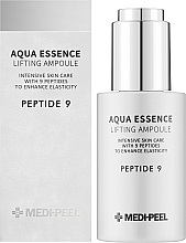 Düfte, Parfümerie und Kosmetik Gesichtsserum mit Peptidkomplex - MEDIPEEL Peptide 9 Aqua Essence Lifting Ampoule 