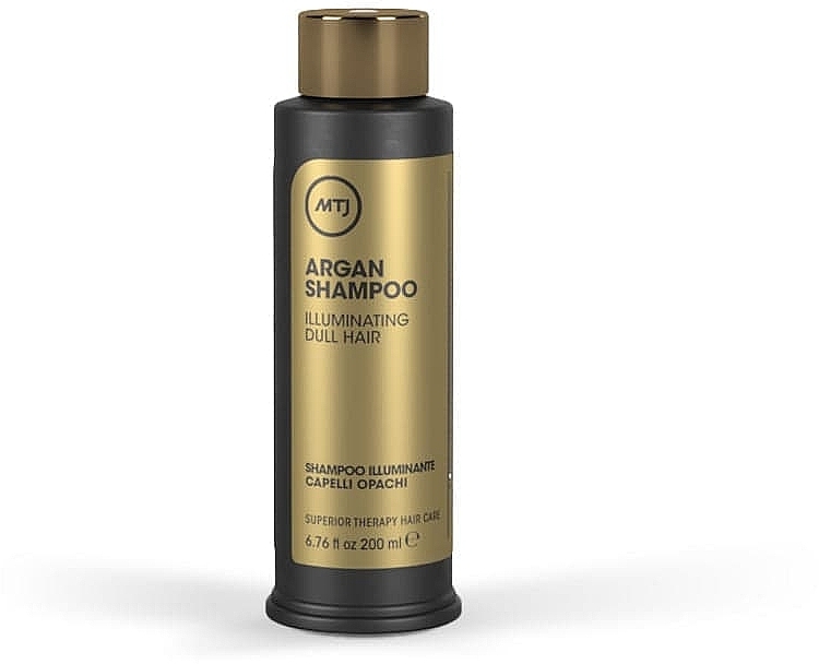 Revitalisierendes Anti-Aging-Shampoo mit Niacin, Menthol und Vitamin E für problematisches Haar - MTJ Cosmetics Superior Therapy Argan Shampoo — Bild N1