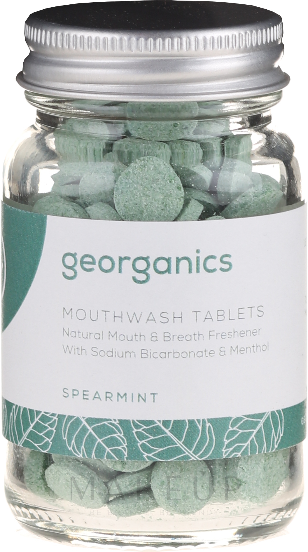 Mundspültabletten-Minze - Georganics Mouthwash Tablets Spearmint — Bild 180 St.