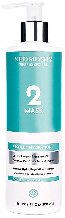 Feuchtigkeitsspendende Maske mit Keratin - Neomoshy Absolut Hydration Mask — Bild N1