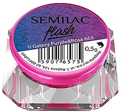 Düfte, Parfümerie und Kosmetik Nagelpulver Galaxy - Semilac SemiFlash Galaxy