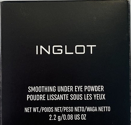 Glättender Augenpuder - Inglot Smoothing Under Eye Powder — Bild N4