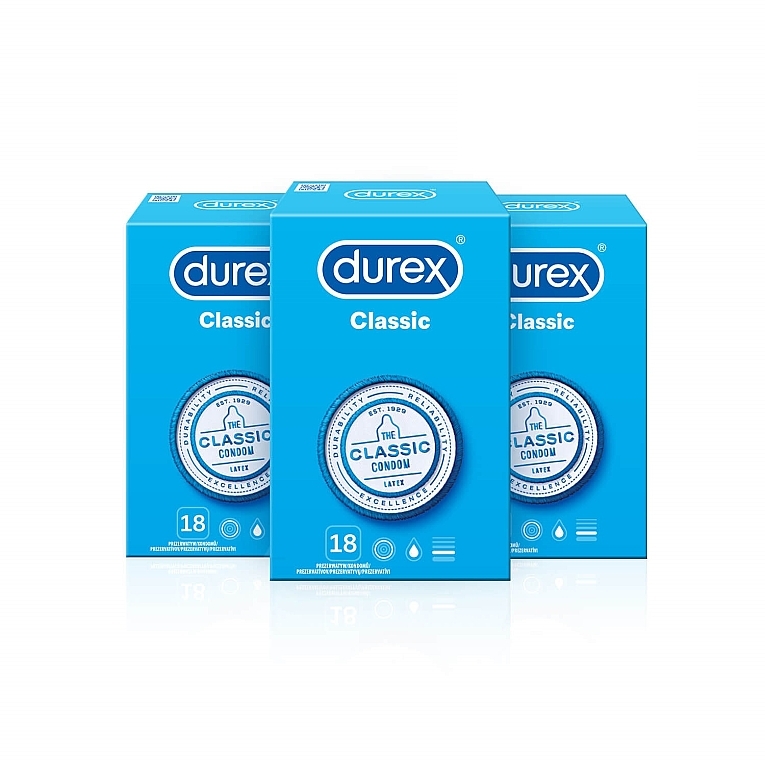 Kondome 3x18 St. Classic - Durex Classic Pack — Bild N1