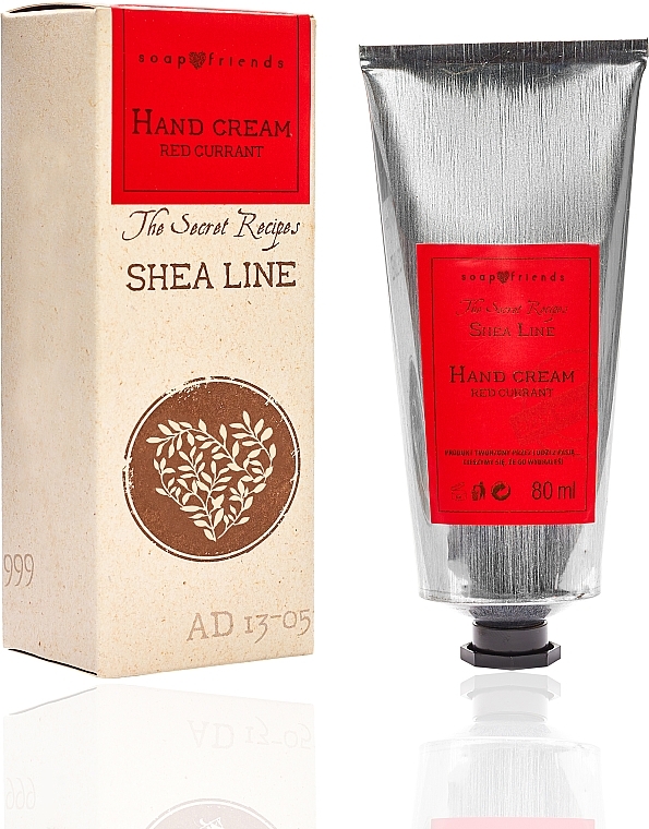 Handcreme Rote Johannisbeere - Soap&Friends Shea Line Hand Cream Red Currant — Bild N1