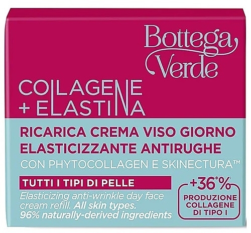 Tagesgesichtscreme - Bottega Verde Collagen + Elastine Day Face Cream Refill — Bild N2