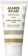 GESCHENK! Gesichtsmaske für die Nacht Pflege und Bräunung - James Read Gradual Tan Sleep Mask Tan Face (Mini)  — Bild N1