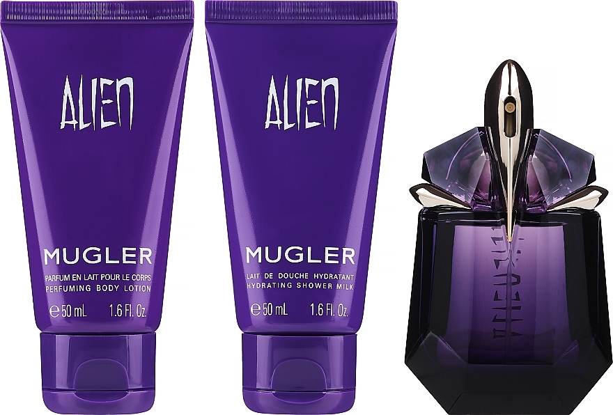 Mugler Alien - Duftset (Eau de Parfum 30ml + Körperlotion 50ml + Duschmilk 50ml) — Bild N2