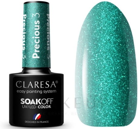 Gellack für Nägel - Claresa Precious Soak Off UV/LED Color — Bild PS3