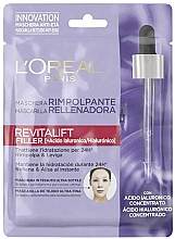 Gesichtsmaske mit Hyaluronsäure - L'Oreal Paris Revitalift Filler (Ha) Hyaluronic Acid Face Mask — Bild N1