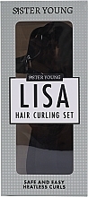 Haargummi-Set - Sister Young Lisa HAir Curling Set Black  — Bild N1